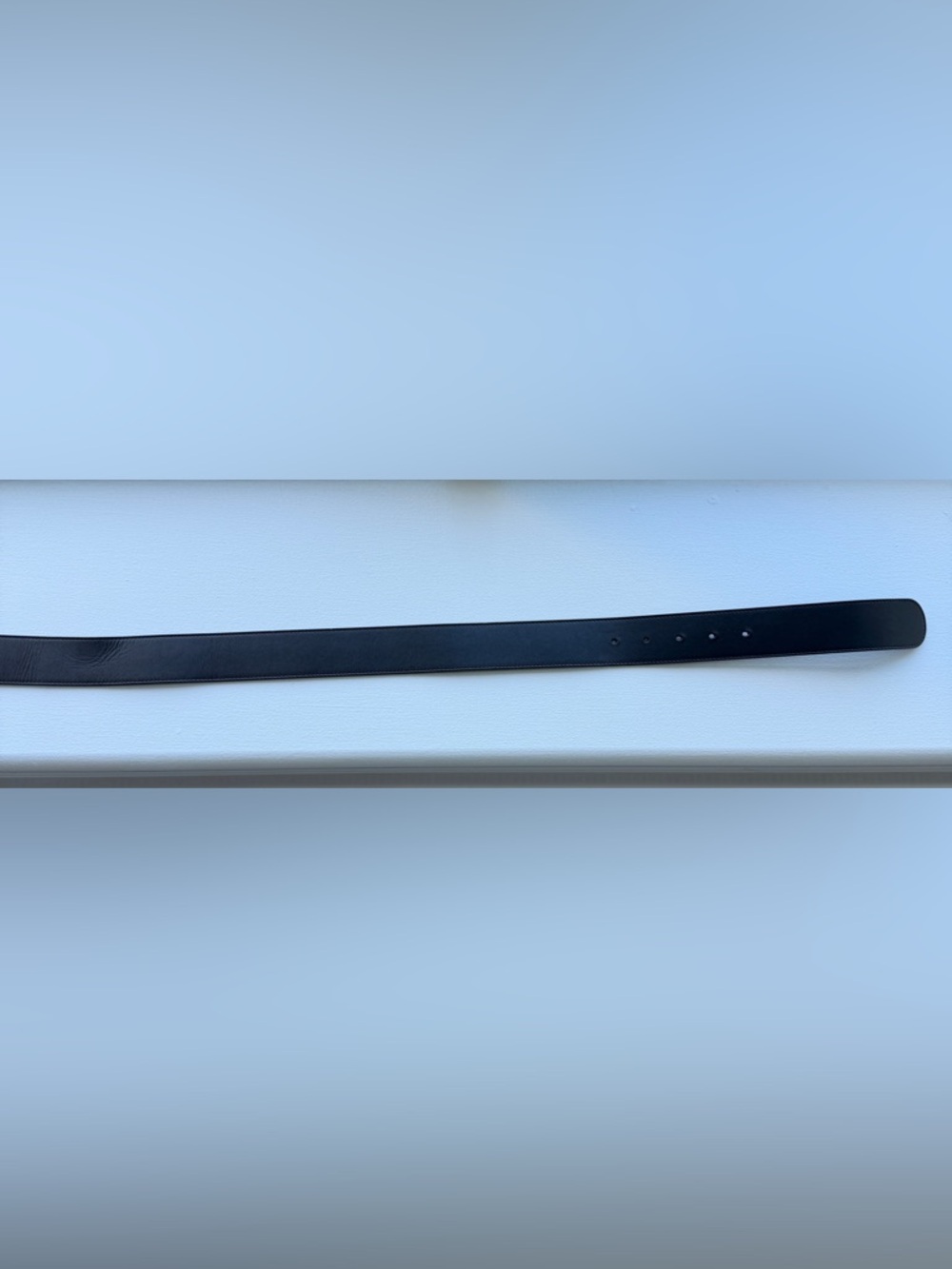 Gucci Black Leather Double G Marmont Belt - Picture 6 of 7